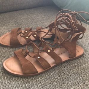 gladiator “Jasmyn” lace up sandals